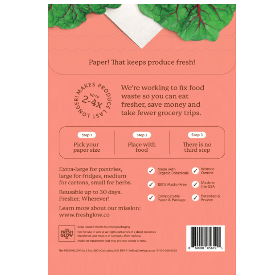 Fresh Paper Food Saver Sheets – 1 Pack (8 Sheets) – Farm Fresh