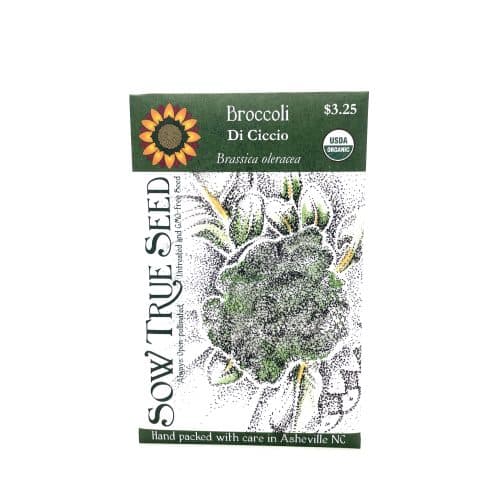 Organic Di Ciccio Broccoli Seeds