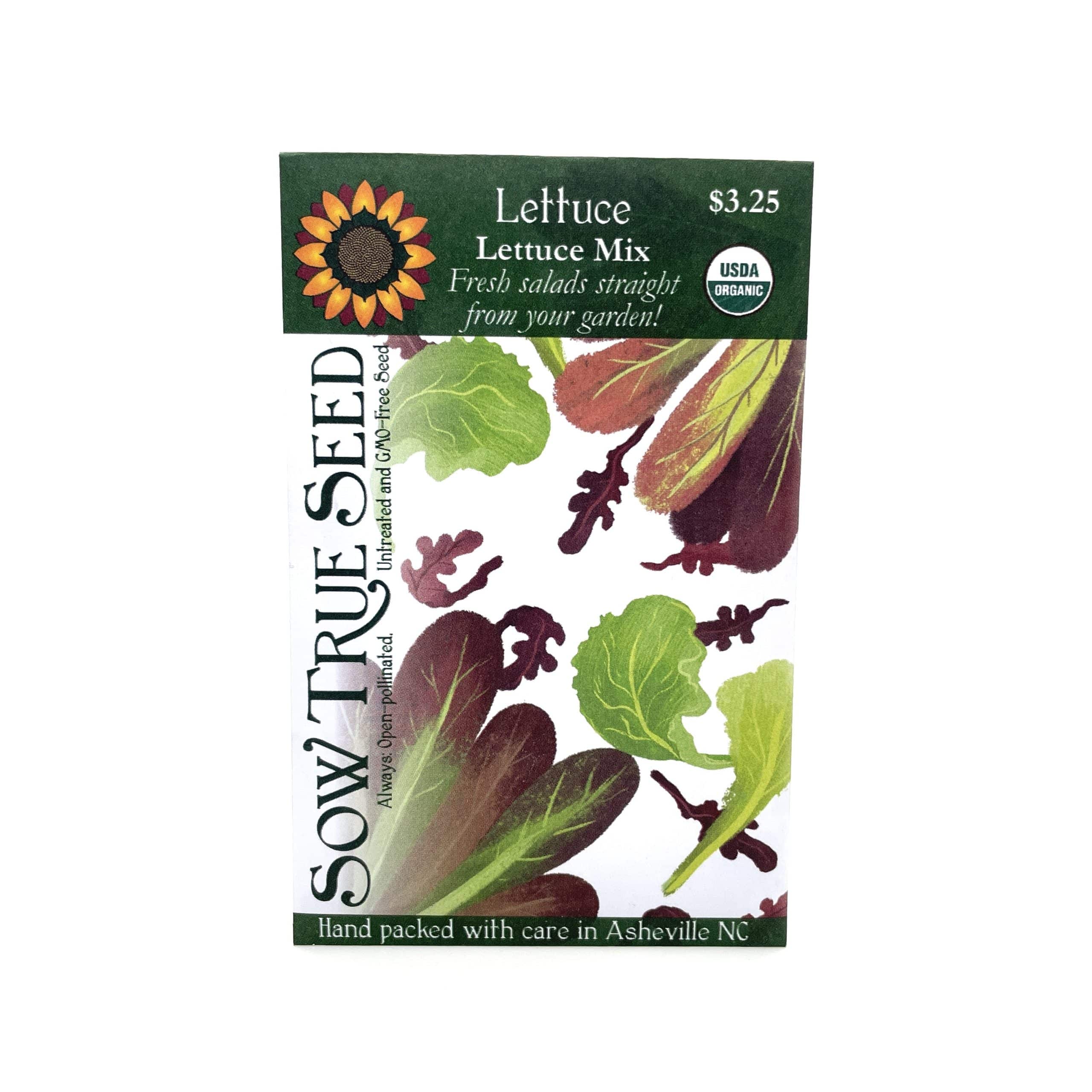 Organic Lettuce Mix Seeds