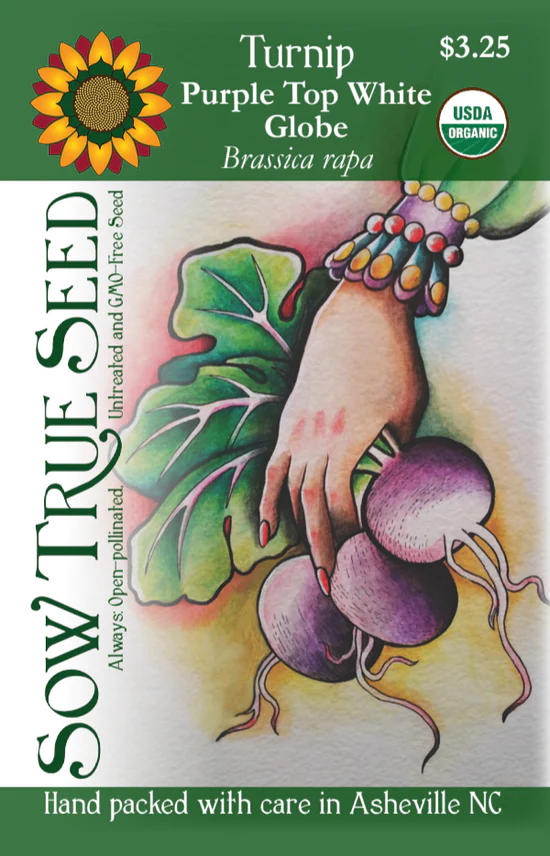 Purple Top Turnips Seeds