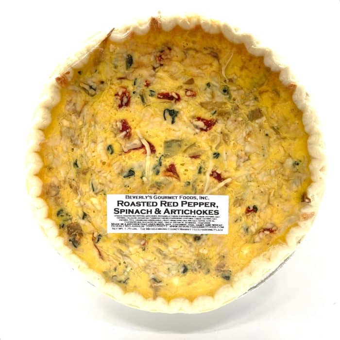 Roasted Red Pepper Quiche